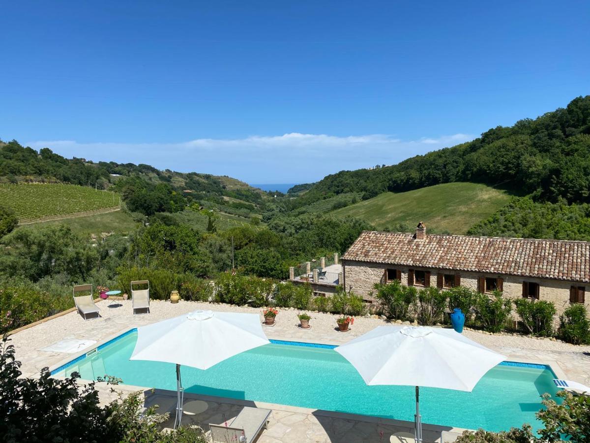 Casa Delle Sorgenti Apartman Montefiore dellʼAso Kültér fotó